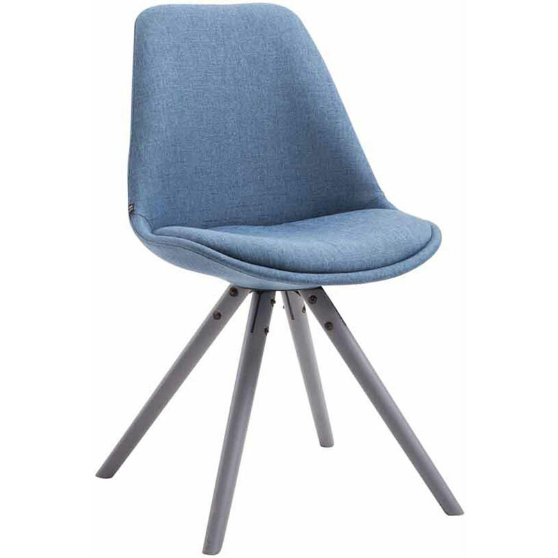 

CLP - Silla visita Toulouse Rund en Tela Azul Gris
