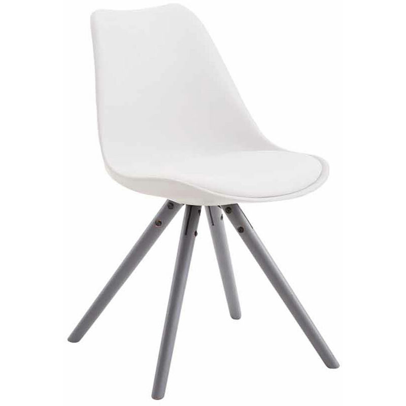 

Silla visita Toulouse Rund Blanco Gris