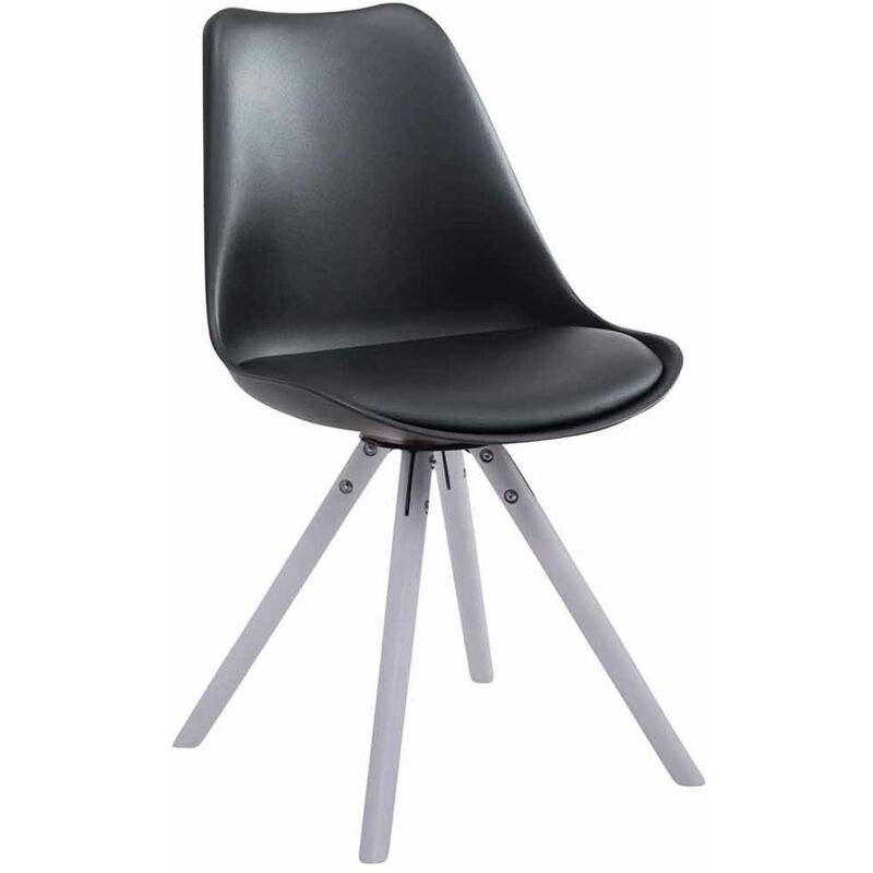 

CLP - Silla visita Toulouse Rund Negro Blanco (roble)