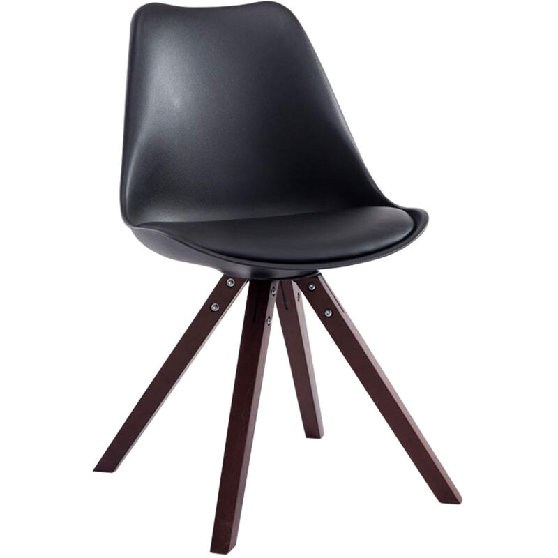 

CLP - Silla visita Toulouse Square Negro Cappuccino (roble)