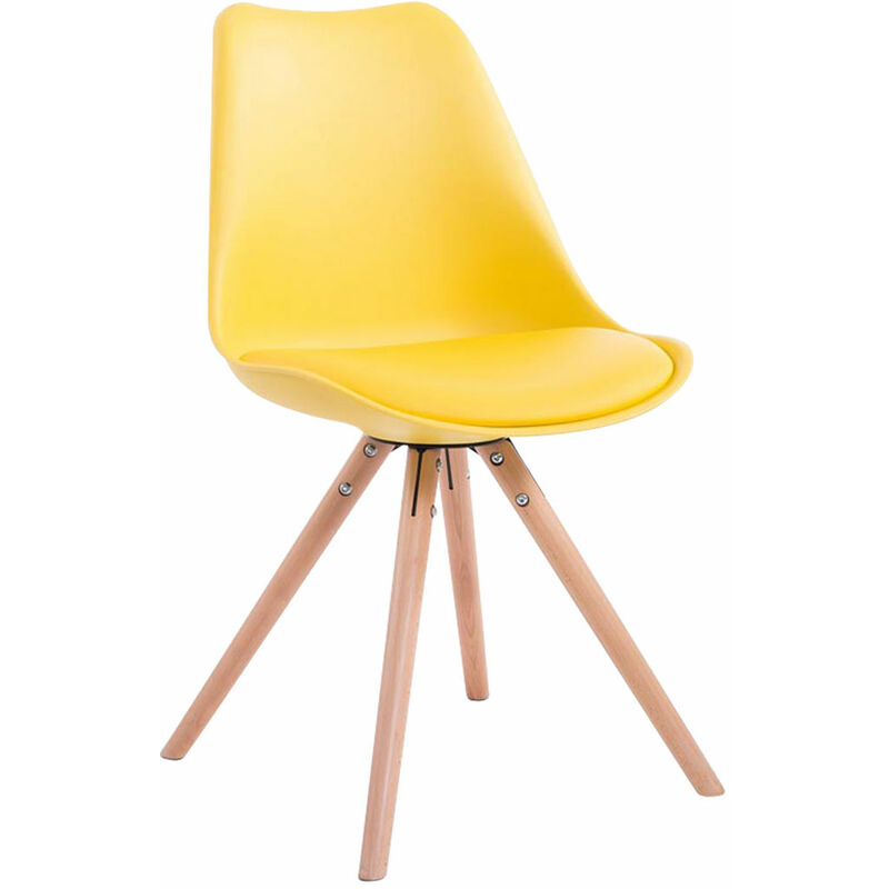 

Silla visita Toulouse Rund Amarillo Natural