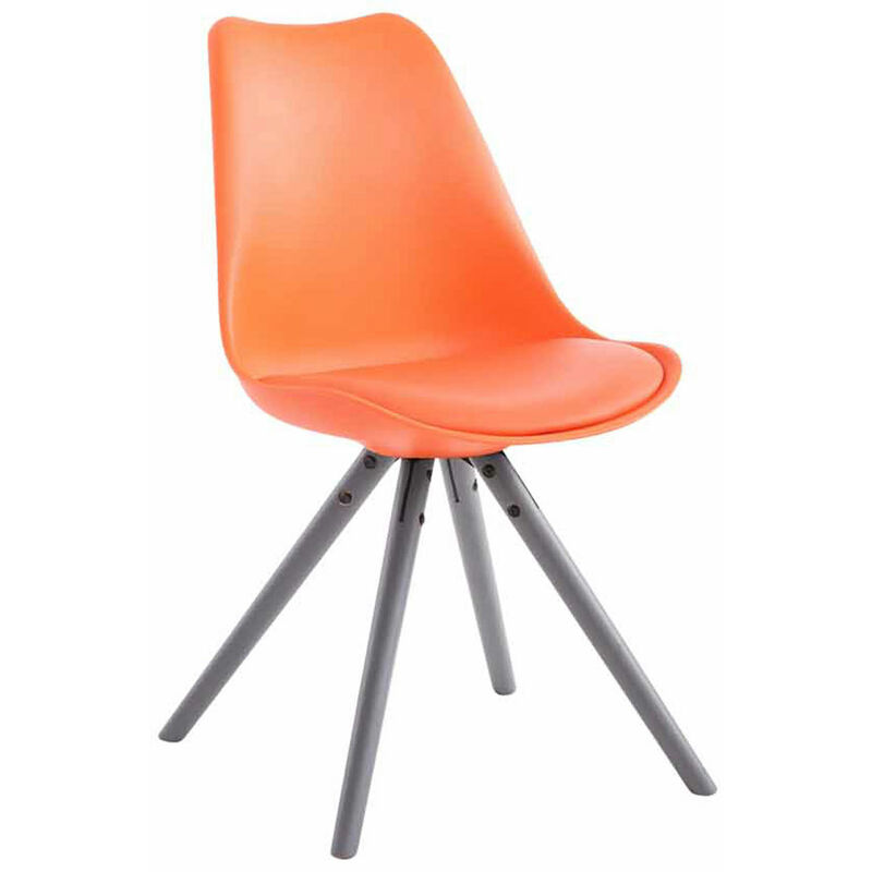 

CLP - Silla visita Toulouse Rund Naranja Gris