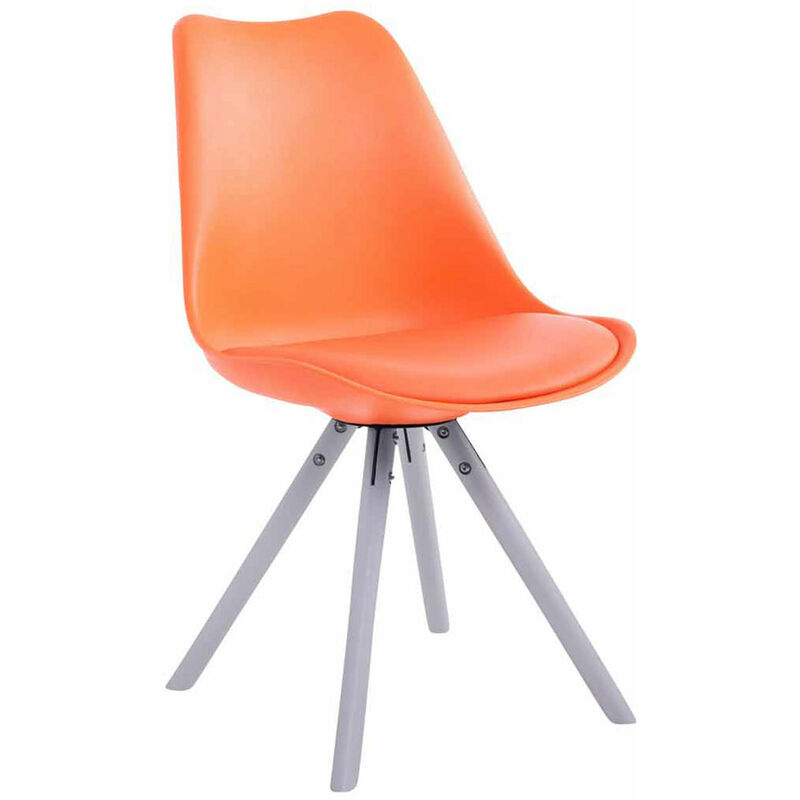 

Silla visita Toulouse Rund Naranja Blanco (roble)