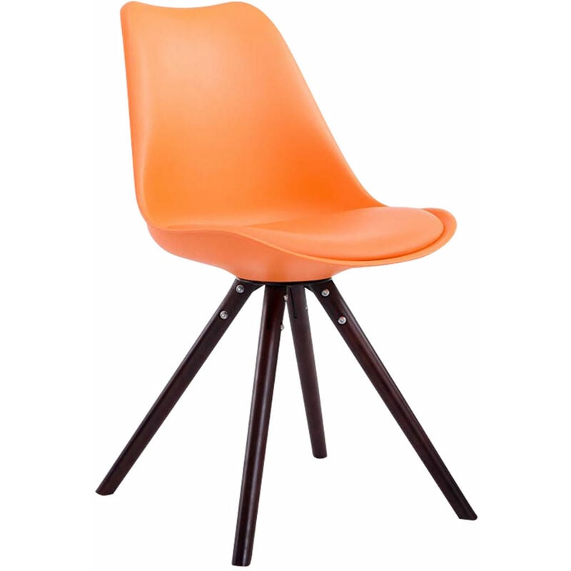 

CLP - Silla visita Toulouse Rund Naranja Cappuccino (roble)