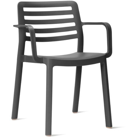 SILLA WIND CON BRAZOS GRIS OSCURO