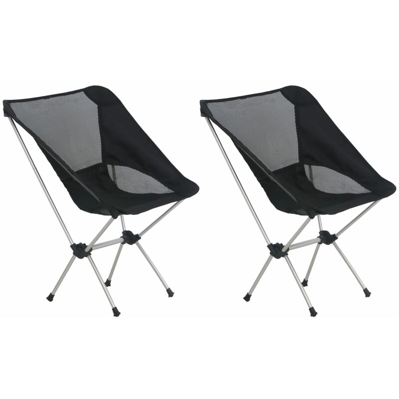 

Sillas camping plegables 2 uds con bolsa aluminio 54x50x65 cm