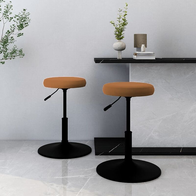 

Sillas comedor 2 unidades de terciopelo marrón