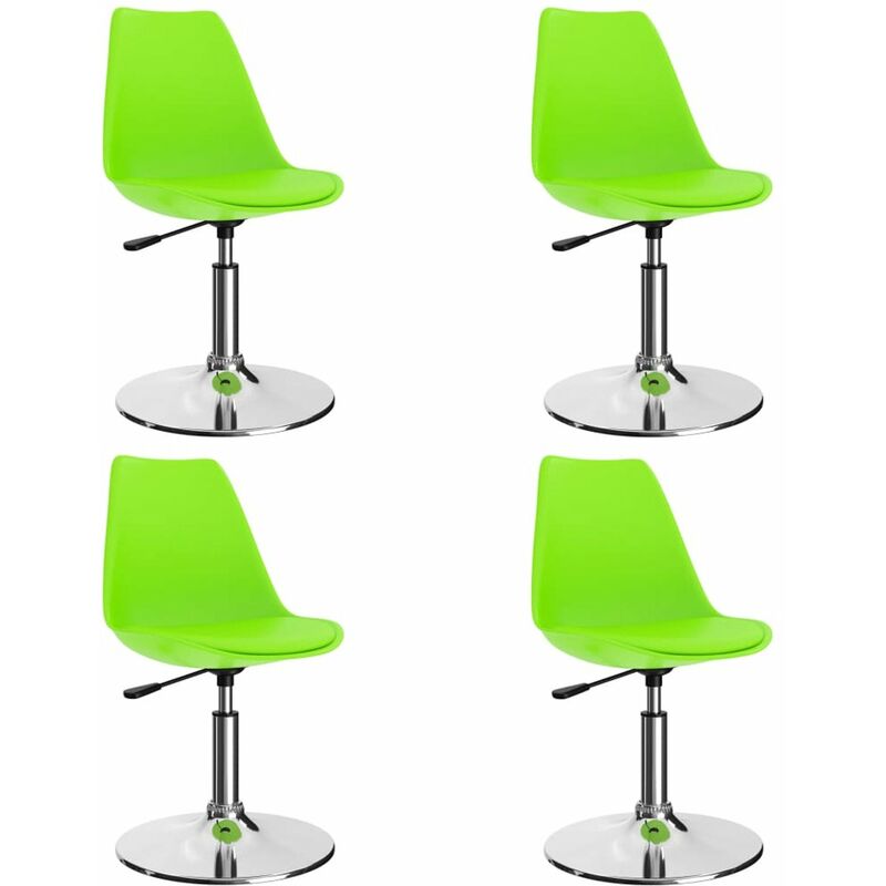 

Happyshopping - Sillas comedor giratorias 4 unidades cuero sintetico verde