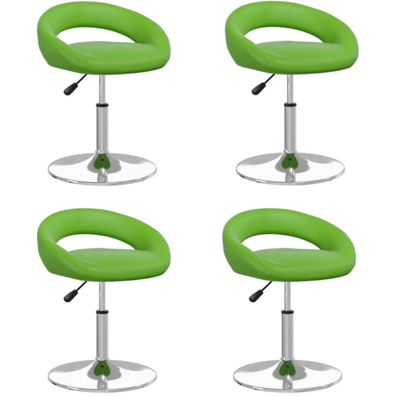 

Sillas comedor giratorias 4 unidades cuero sintético verde