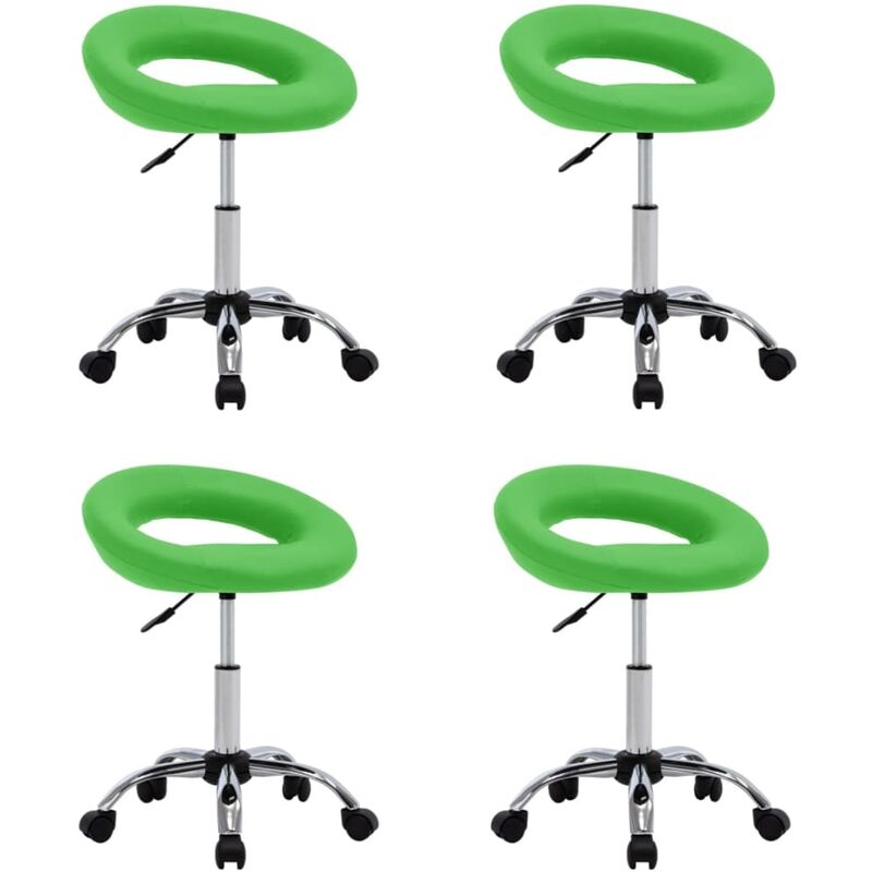

Sillas comedor giratorias 4 unidades cuero sintético verde