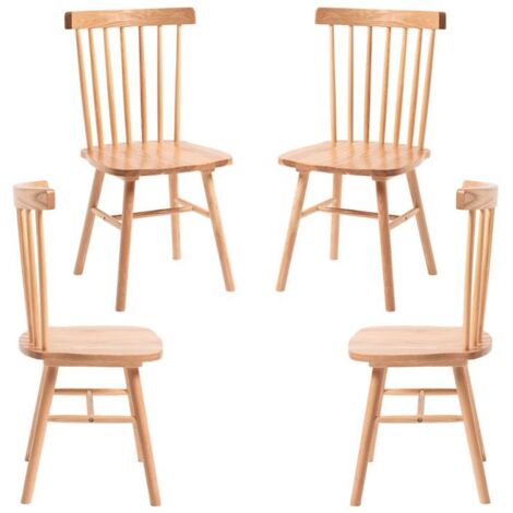 Sillas Comedor - Pack 4 Sillas Wowis Madera