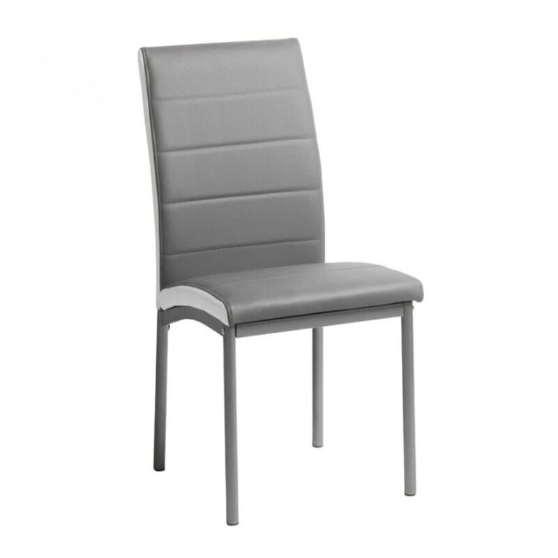 

Sillas Comedor Salón Meli Gris Estilo Contemporaneo Cocina Modernas Polipiel 92X54X45 - Pack 2 Sillas