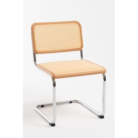 REGALOS MIGUEL Sillas Comedor - Silla Chrome Blony - Madera Natural