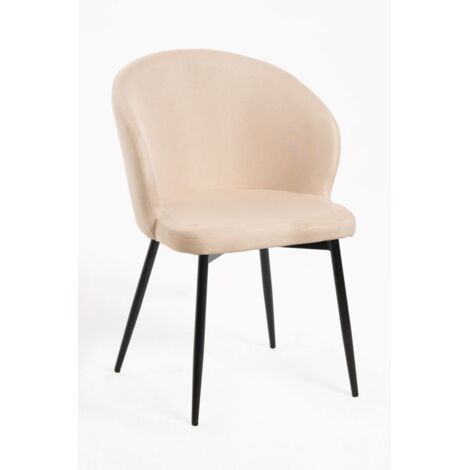Sillas Comedor - Silla Cusa Tela - Beige