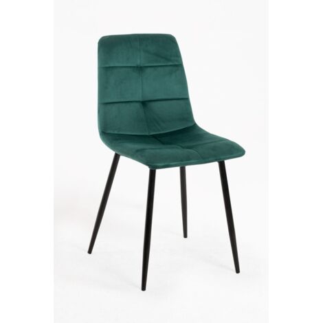 Sillas Comedor - Silla Daris Terciopelo - Verde