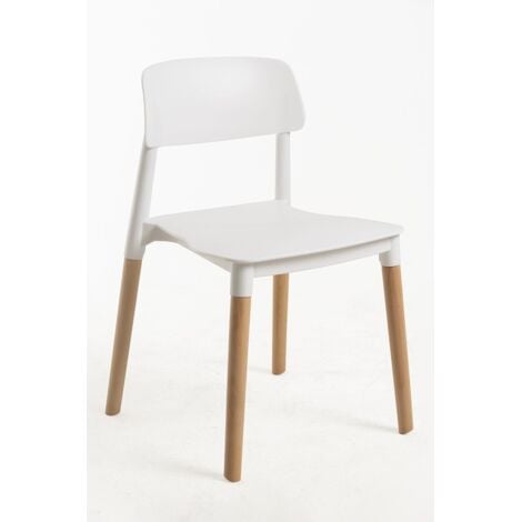 REGALOS MIGUEL Sillas Comedor - Silla Estin - Blanco