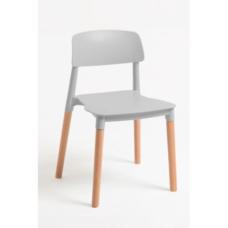 Sillas Comedor - Silla Estin - Gris claro