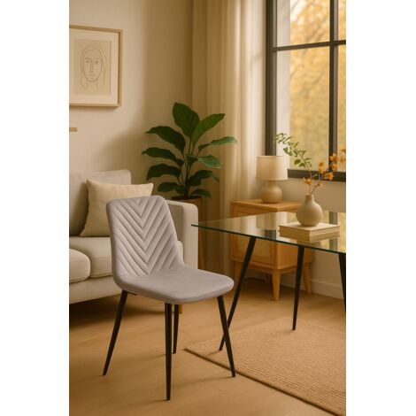 Sillas Comedor - Silla Guri - Gris claro
