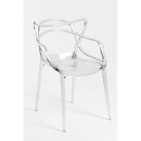 Sillas Comedor - Silla Korme Transparente - Transparente