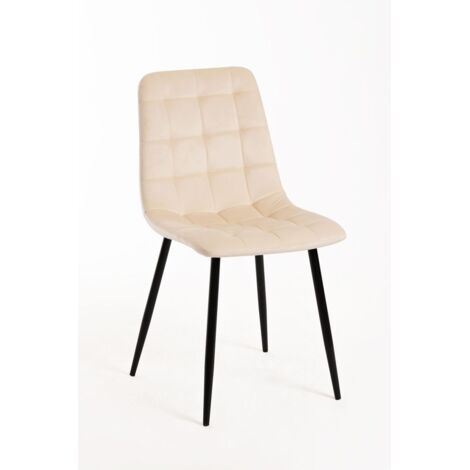 Sillas Comedor - Silla Kybai Terciopelo - Beige