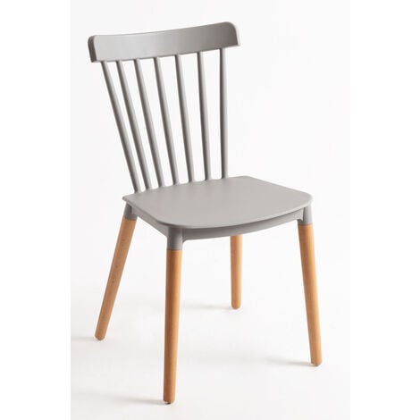 Sillas Comedor - Silla Leka - Gris