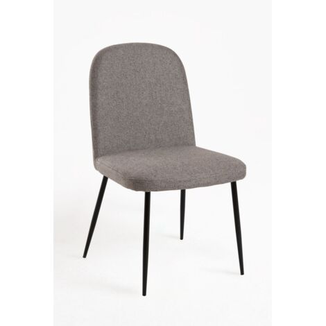 Sillas Comedor - Silla Libry Tela - Gris