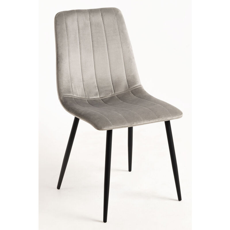 

Sillas Comedor - Silla Liny Terciopelo - Gris