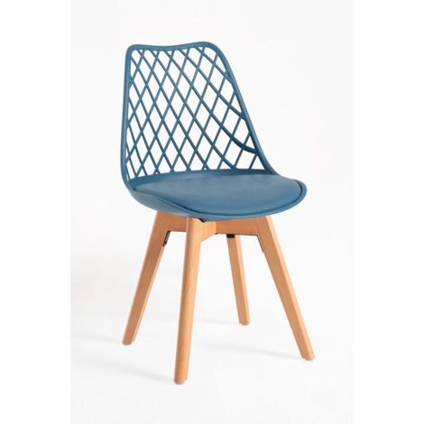 Sillas Comedor - Silla Mima - Azul Petróleo