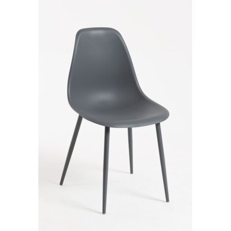 Sillas Comedor - Silla Mykle Total - Gris oscuro
