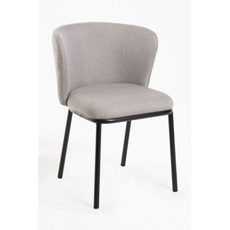 Sillas Comedor - Silla Nati Tela - Gris