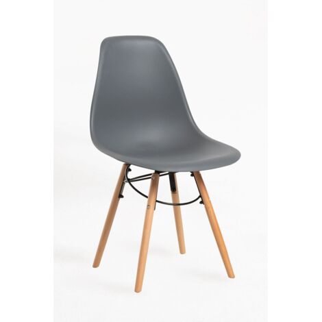 Sillas Comedor - Silla Nedi - Gris oscuro