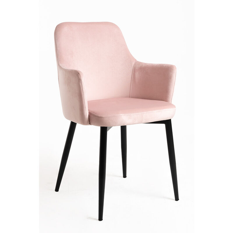 

Sillas Comedor - Silla Puan Terciopelo - Rosa