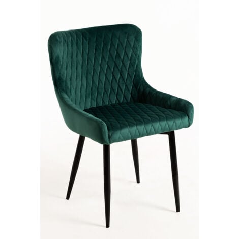 Sillas Comedor - Silla Sanda Terciopelo - Verde
