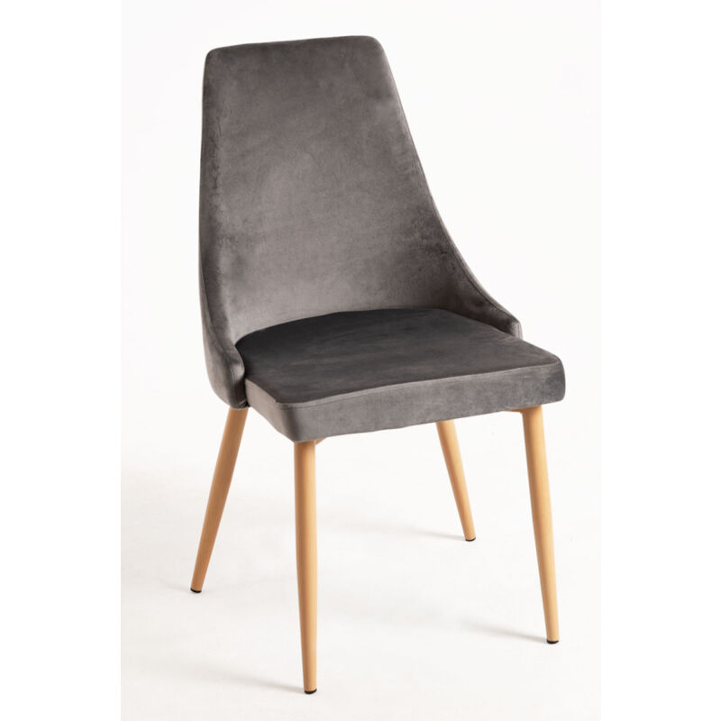 

Sillas Comedor - Silla Stoik Wood - Gris oscuro