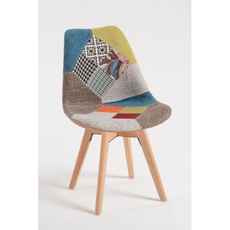 Sillas Comedor - Silla Synk Patchwork - Patchwork colores