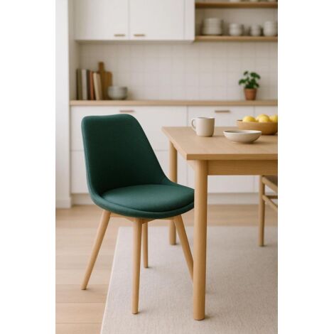 Sillas Comedor - Silla Synk Tela - Verde