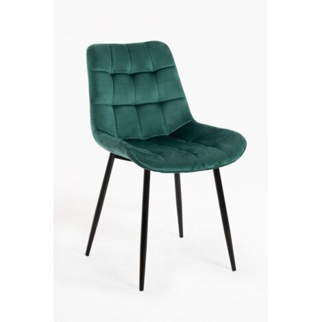 Sillas Comedor - Silla Teray Terciopelo - Verde