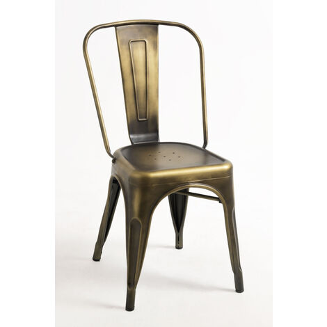 Sillas Comedor - Silla Torix Vintage - Oro vintage