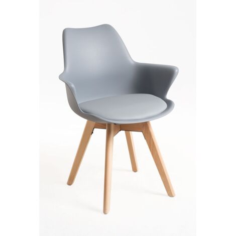 Sillas Comedor - Sillón Synk - Gris claro