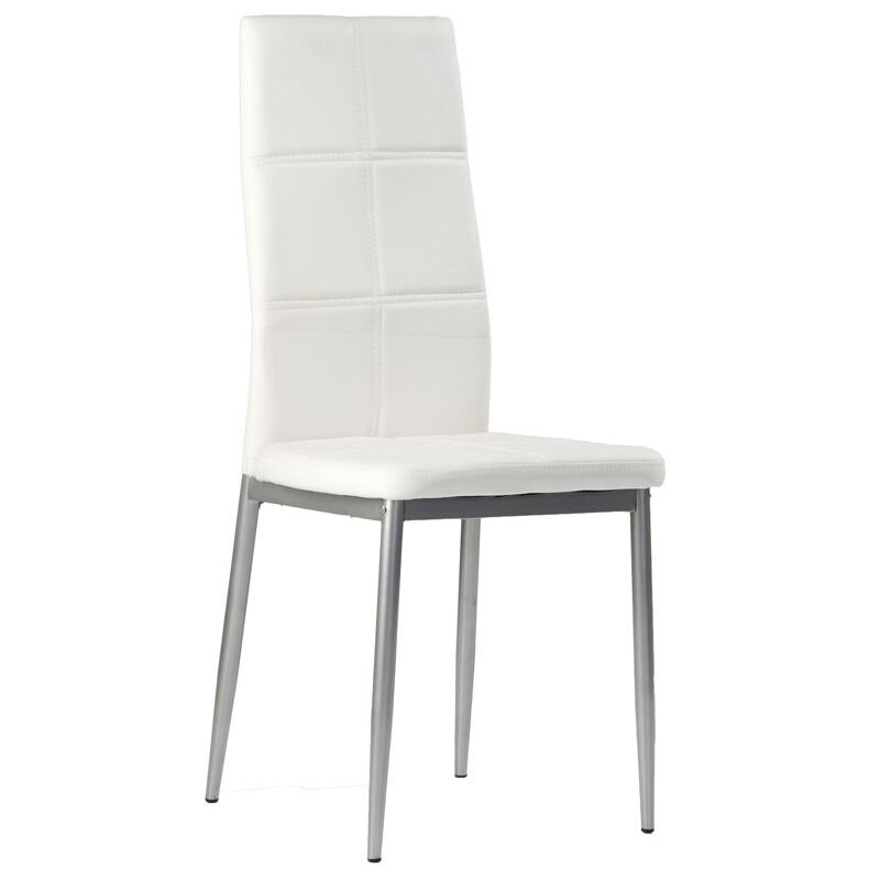 

Sillas Corpa Estilos Moderno Color Blanco Patas Metal Comedor Salon 98X47X42 - Pack 2 Sillas