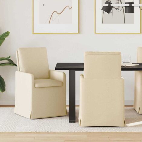 Sillas de comedor 2 pcs Verde oscuro 57 x 67 x 98 cm tela vidaXL