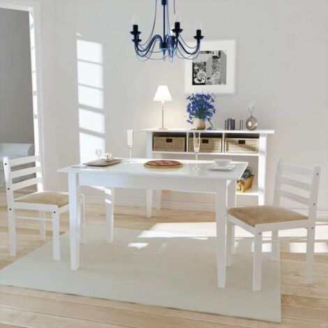 Sillas de comedor 2 uds madera maciza caucho terciopelo