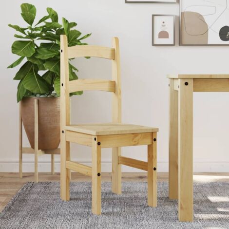 Sillas de comedor 2 uds madera maciza de pino 40x46x99 cm vidaXL