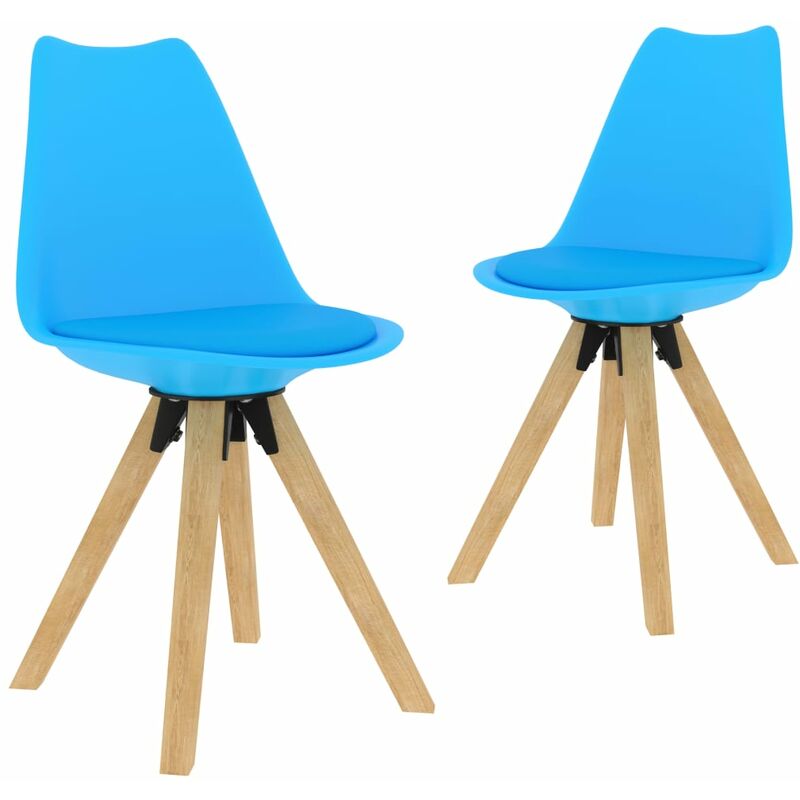 

Sillas de comedor 2 unidades azul