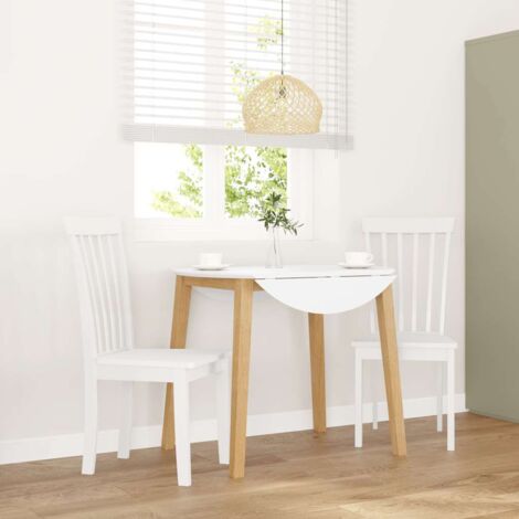 Sillas de comedor 2 unidades madera maciza de caucho