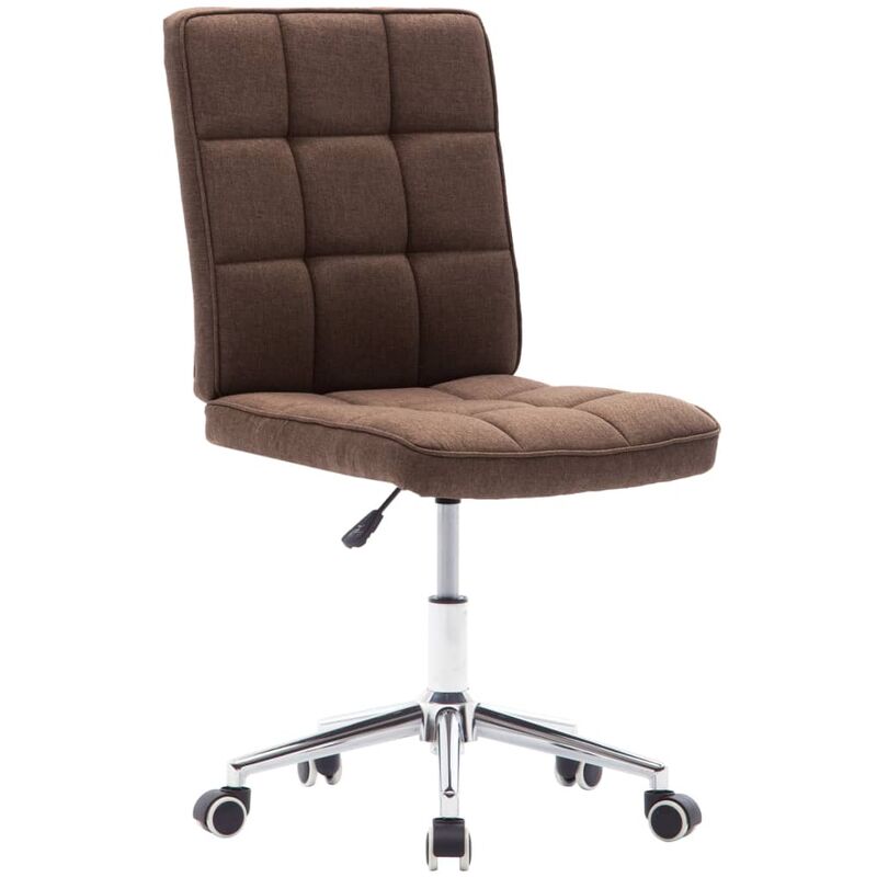 

vidaXL Silla de Comedor Tela Marrón - Marrón