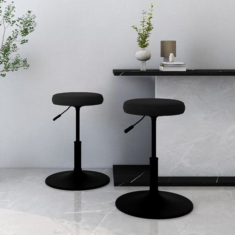 

Sillas de comedor 2 unidades terciopelo negro