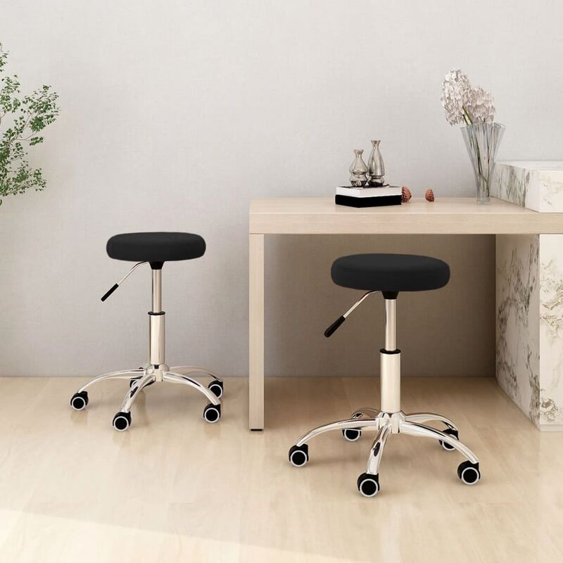 

Sillas de comedor 2 unidades terciopelo negro