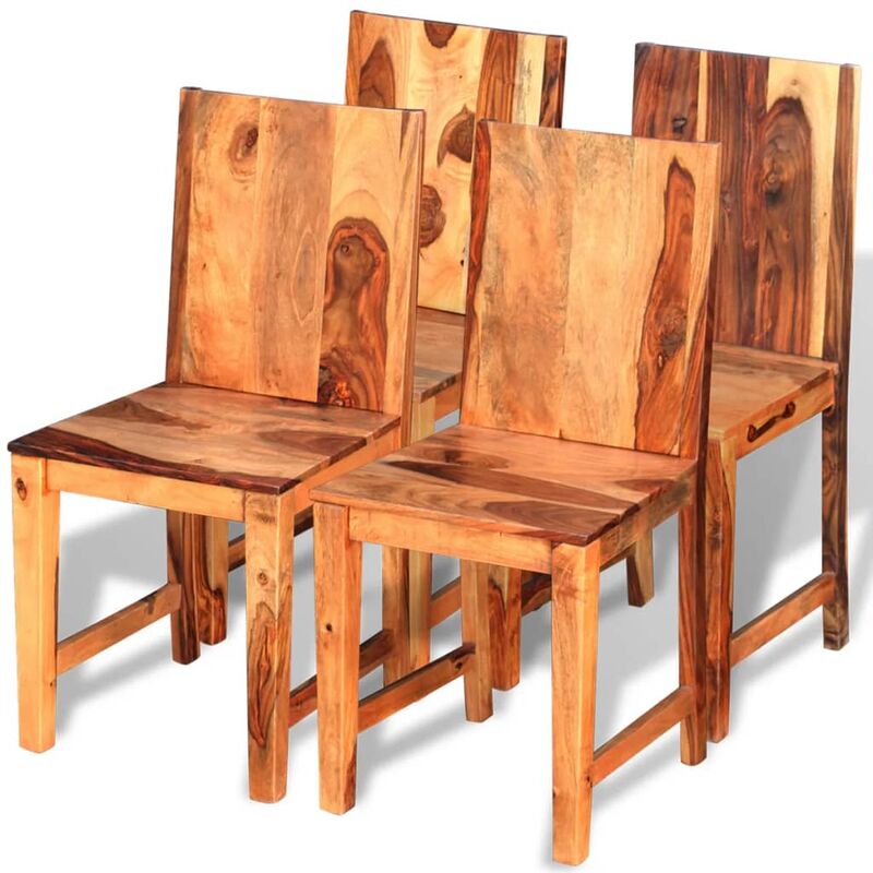 

Sillas de comedor 4 unidades madera de sheesham