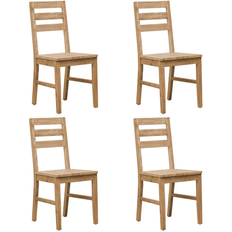 

Sillas de comedor 4 unidades madera maciza de acacia
